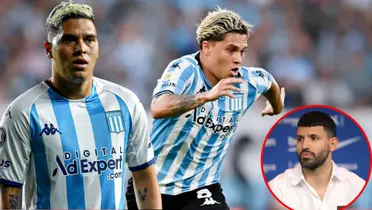 Así se rindió el Kun Agüero ante Juan Fernando Quintero siendo crack en Racing