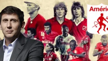 Así se rindió Juan Pablo Varsky por el cumpleaños de América de Cali (Foto tomada de redes sociales América)