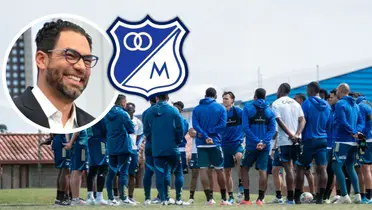 Atención a la decisión que están por tomar en Millonarios con el Gato Pérez Foto: Millonarios FC, Escudoteca y Captura de Win Sports