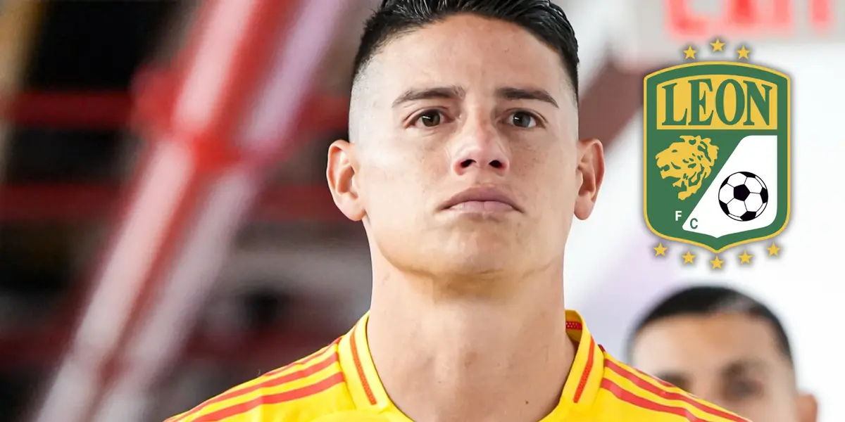 Atención al destino que podría tener James tras dejar el León de México Foto: Escudoteca y James Rodríguez