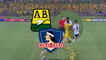 Atlético Bucaramanga y Colo Colo empataron en un vibrante 3 a 3 Foto: Captura de ESPN, Escudoteca