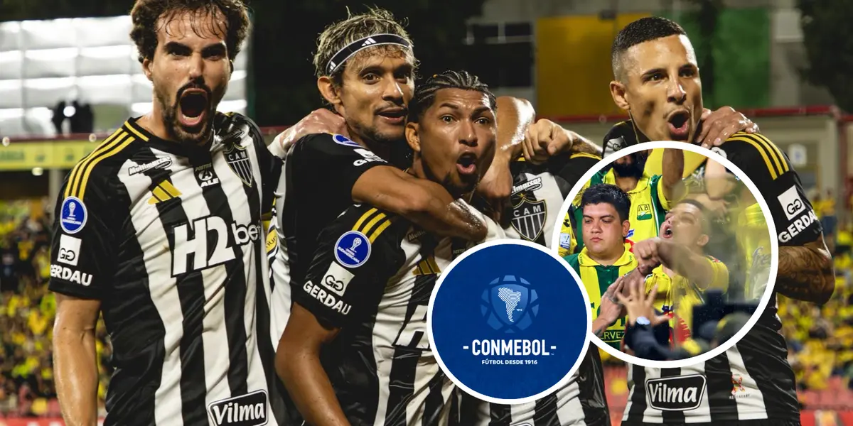 Atlético Mineiro dejó un mensaje claro ante la CONMEBOL tras los actos racistas vividos Foto: Atlético y CONMEBOL