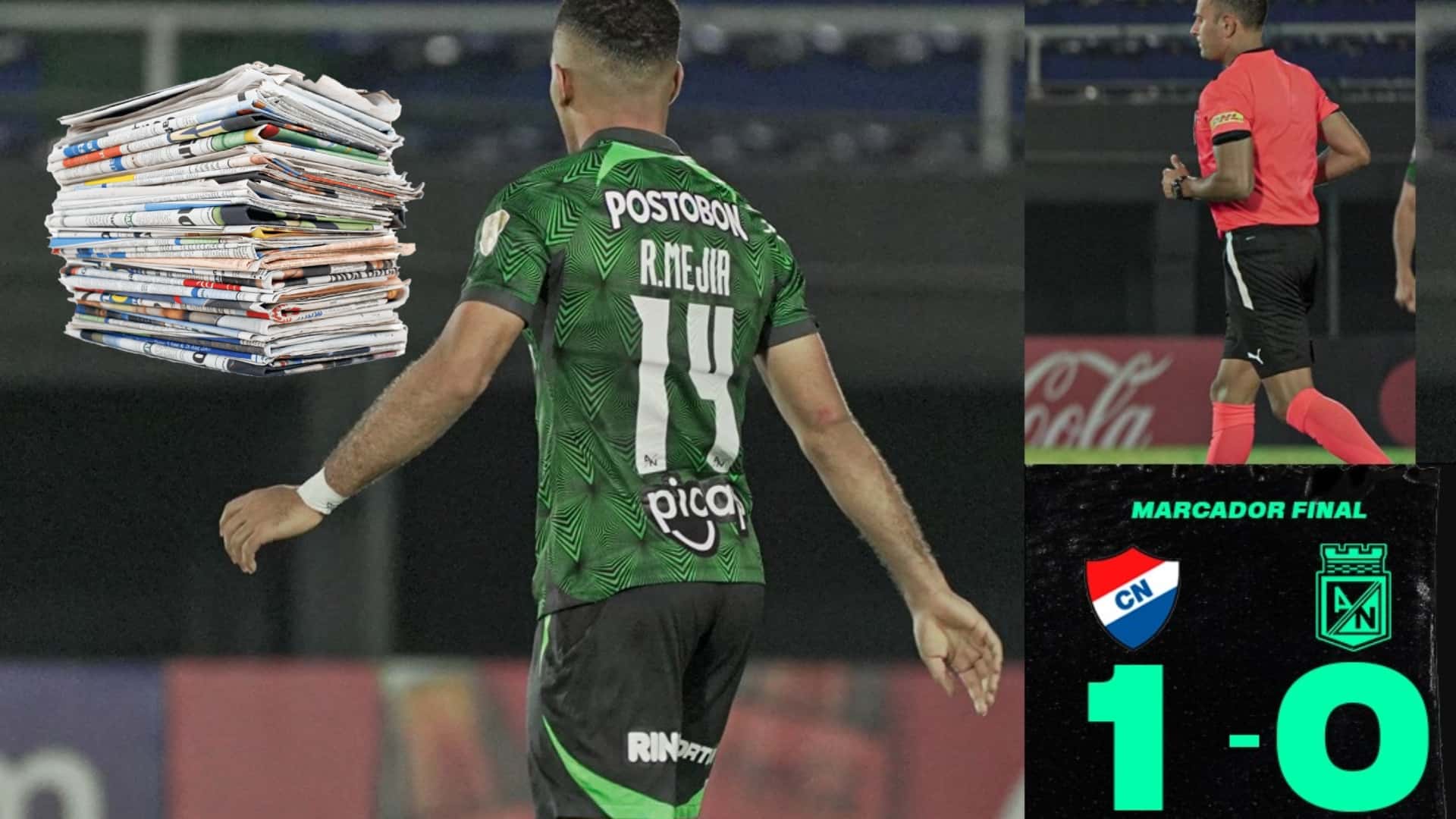 Atlético Nacional arrugó en Libertadores y la reacción de la prensa en Paraguay