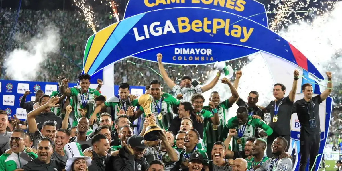 Atlético Nacional Campeón Foto: Antena 2
