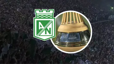 Atlético Nacional Campeón Foto: Captura de Win Sports y Escudoteca