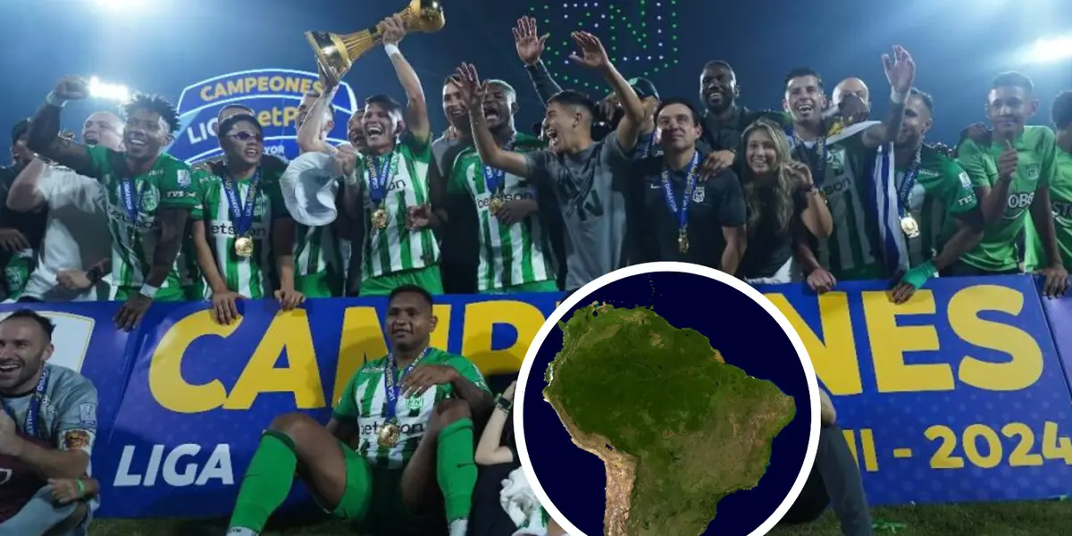 Atlético Nacional Campeón Foto: Claro Sports