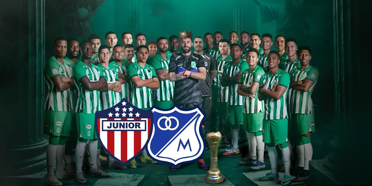 Atlético Nacional Campeón Foto: Nacionaloficial y Escudoteca