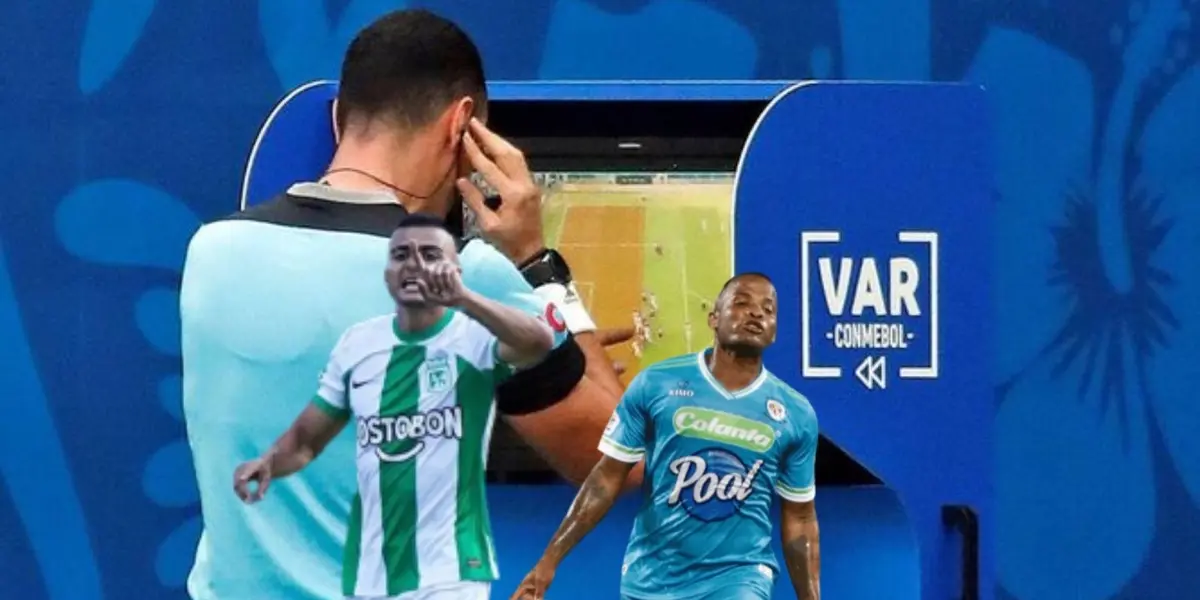 Atlético Nacional en el primer tiempo sufre contra Jaguares de Córdoba en el Estadio Atanasio Girardot.