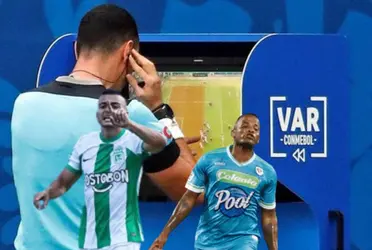 Atlético Nacional en el primer tiempo sufre contra Jaguares de Córdoba en el Estadio Atanasio Girardot.