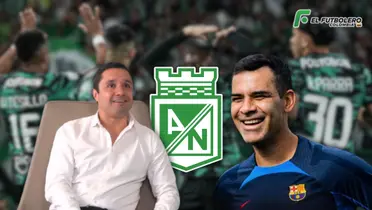 Atlético Nacional Foto: Infobae, Nacionaloficial y Escudoteca PN