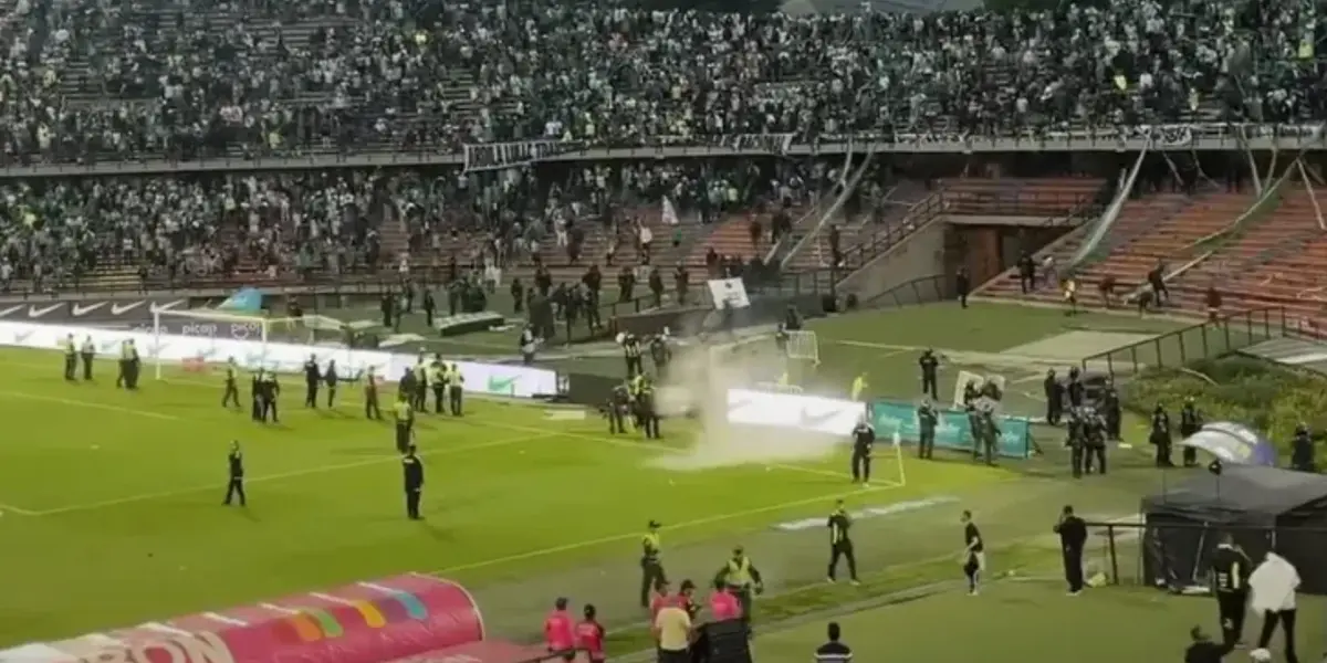 Atlético Nacional. FOTO: Transmisión del partido