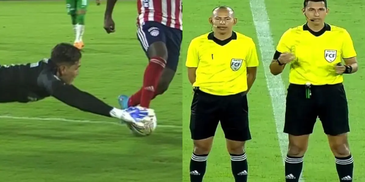 Atlético Nacional fue perjudicado por parte del arbitraje contra el Junior FC.