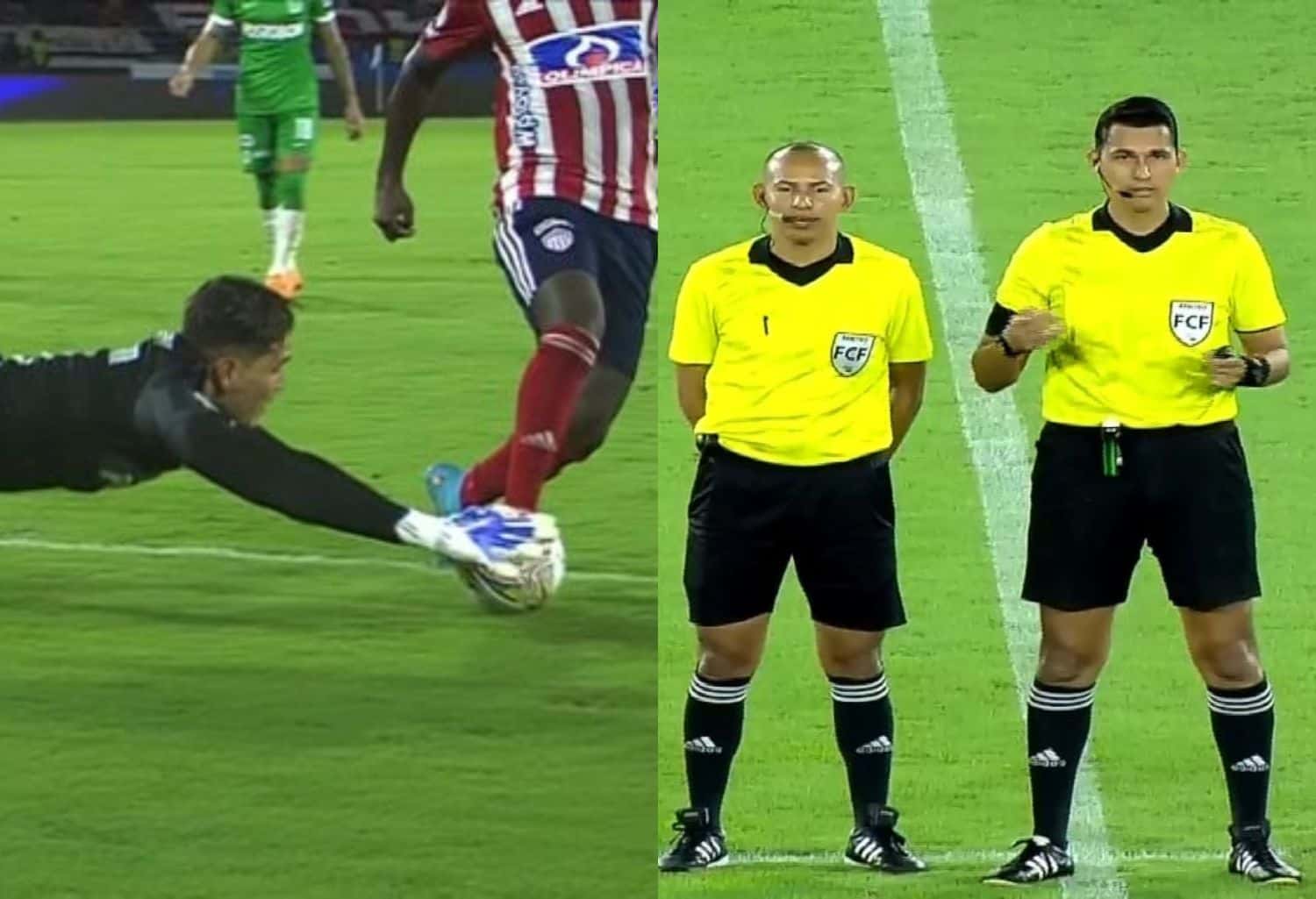 Atlético Nacional fue perjudicado por parte del arbitraje contra el Junior FC.