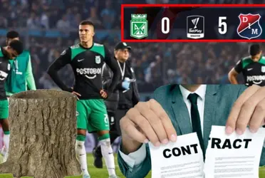 Atlético Nacional perdió 5-0 ante Independiente Medellín en los cuadrangulares semifinales