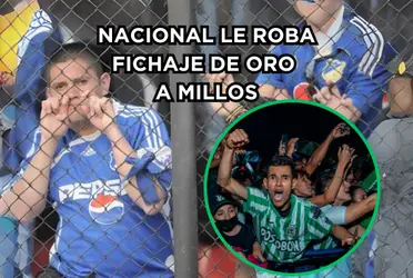 Atlético Nacional  se llevaría a un importante ex jugador de Millonarios FC.