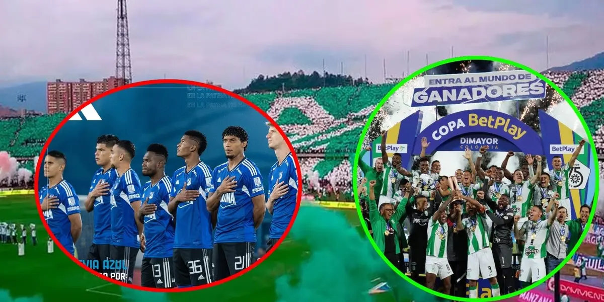 Atlético Nacional se quedó con el título de la Copa Colombia tras vencer a Millonarios