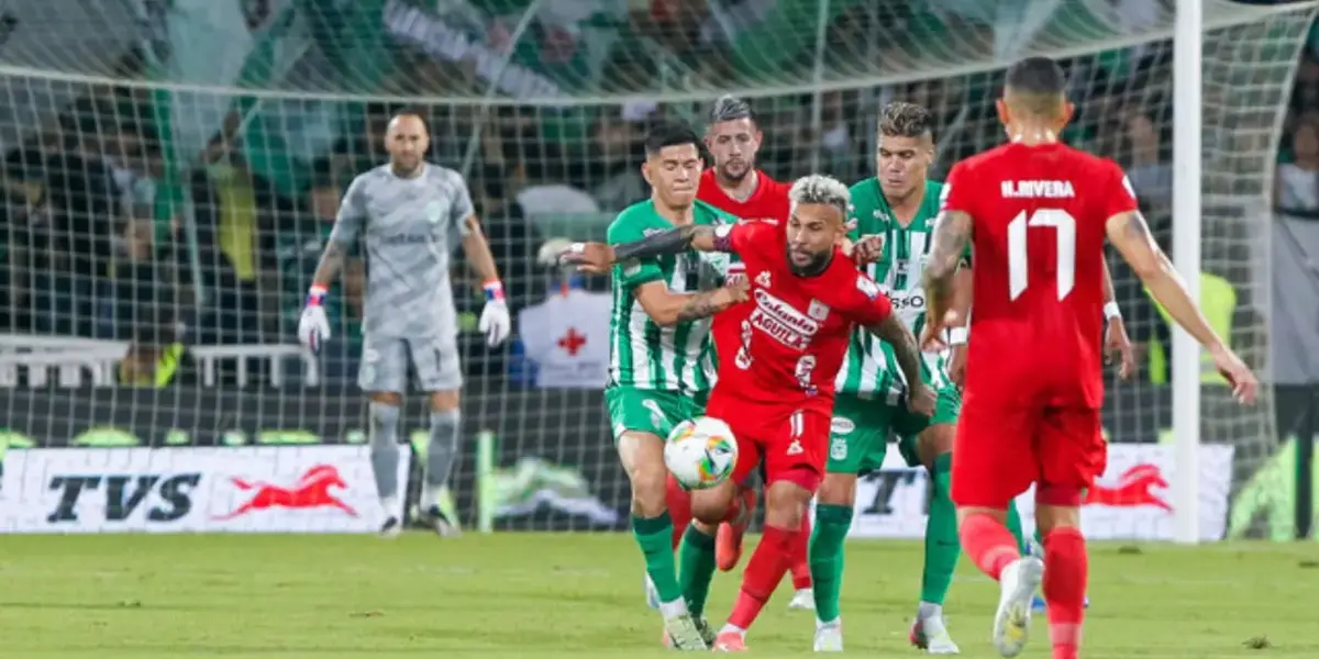 Atlético Nacional vs América de Cali Foto: Antena 2