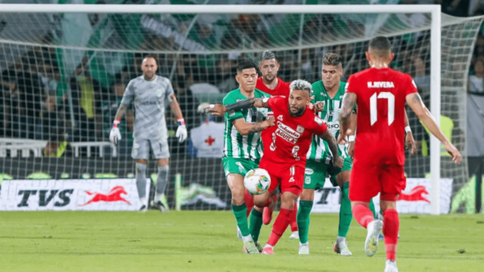 Atlético Nacional vs América de Cali Foto: Antena 2