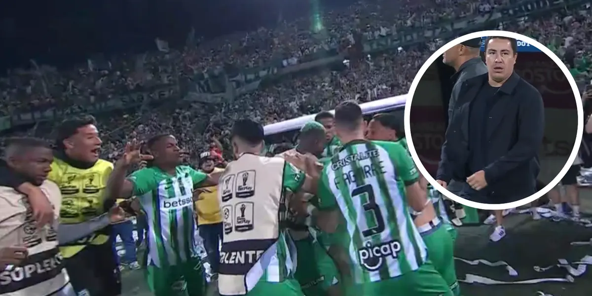 Atlético Nacional vs Deportes Tolima Foto: Captura de Win Sports