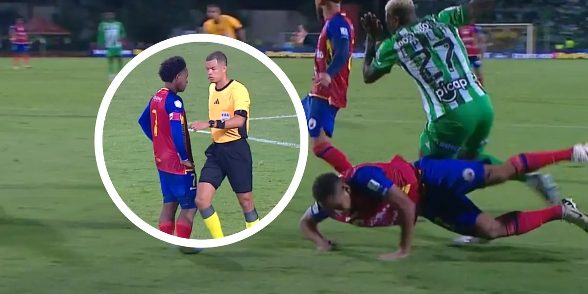 Atlético Nacional vs Deportivo Pasto Foto: Captura de pantalla de Win Sports