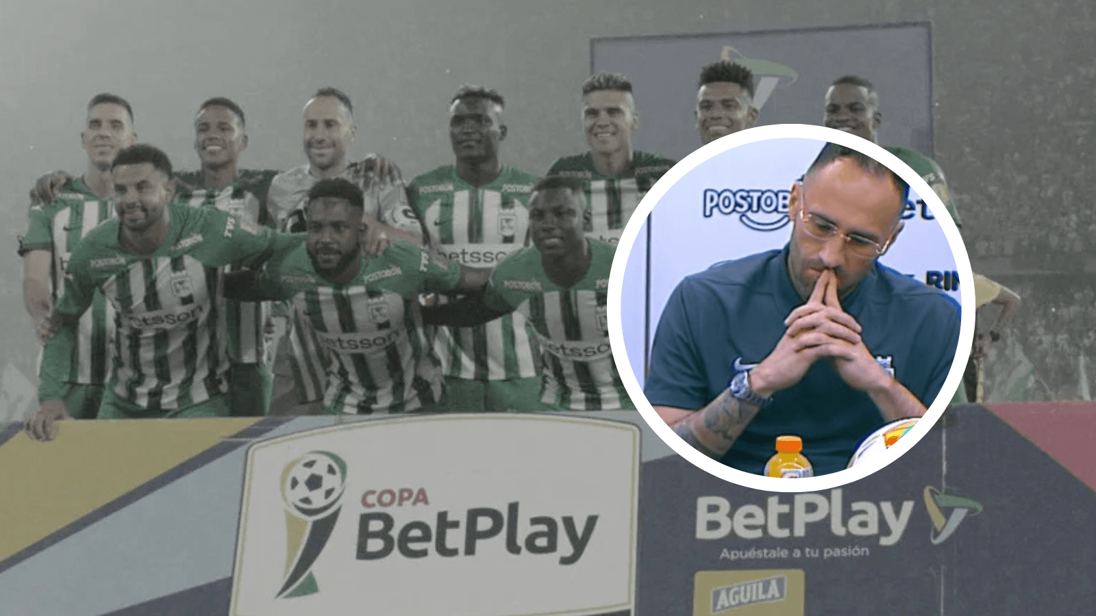 Atlético Nacional y David Ospina Foto: Captura de YouTube DIMAYOR y VAVEL