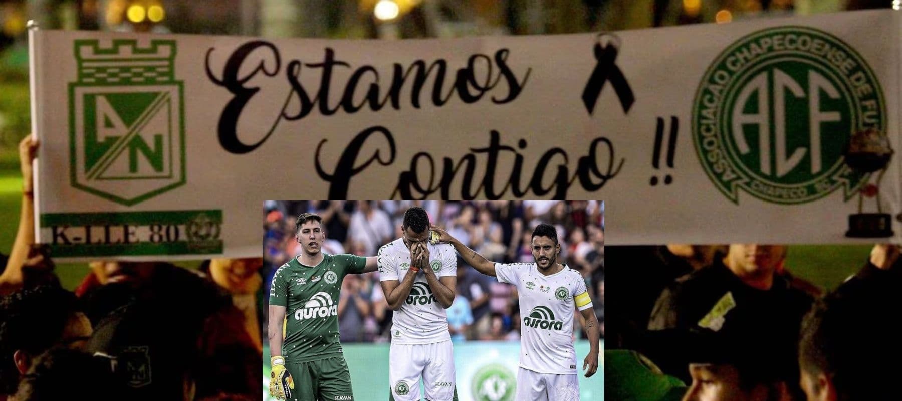 Atlético Nacional y el club brasileño no olvidarán el desafortunado accidente que tuvo el equipo Chapecoense