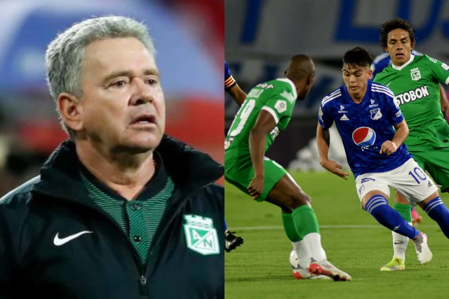 Atlético Nacional y Millonarios empataron 2-2 con un polémico arbitraje en el partido disputado en el Atanasio Girardot.