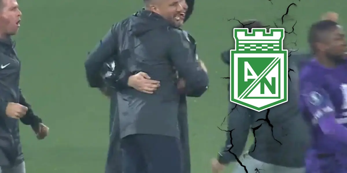 Aunque Nacional goleó, Gandolfi fue honesto sobre lo que realmente siente. Foto: Escudoteca y Captura de ESPN