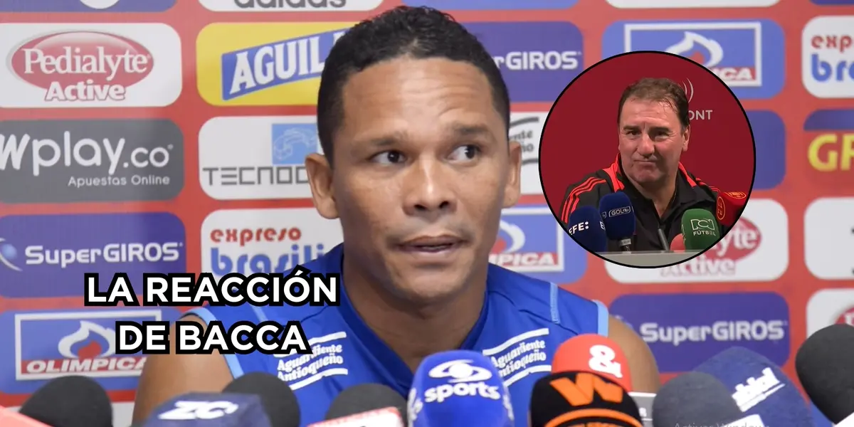 Bacca reaccionó. Foto tomada de captura de pantalla El Heraldo en YouTube, Lorenzo de YouTube Gol Caracol.