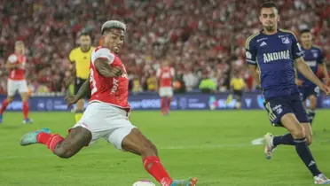 Baja sensible para Santa Fe: Perlaza no jugará el clásico ante Nacional. Foto: Instagram