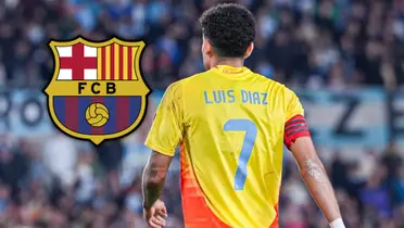 ¡Barcelona lo quiere! Periodista top de España pide fichar a Luis Díaz.   Foto: Escudoteca y Luis Díaz