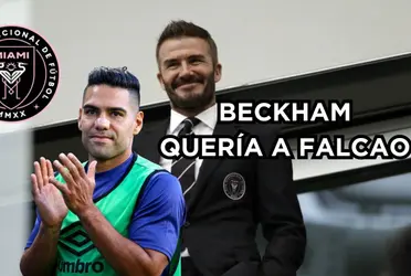 Beckham quería a Radamel Falcao, pero le llegaría otro delantero.