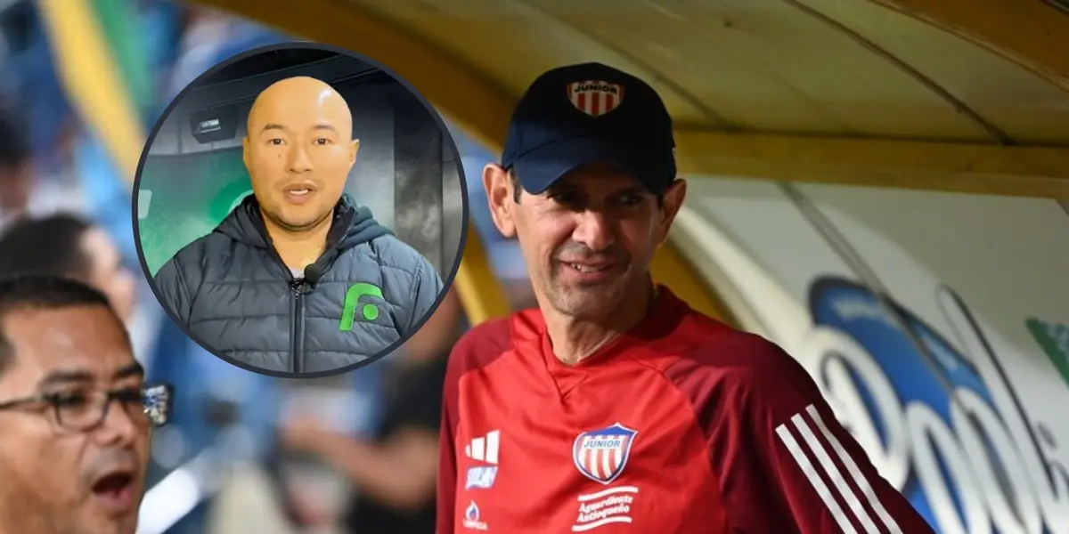 Bermúdez advirtió algo que podría afectar al Junior FC. Foto de Bermúdez captura de pantalla YouTube, foto de Reyes de Noticias Caracol.
