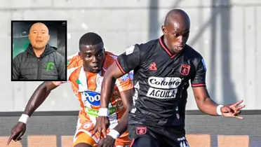 Bermúdez habló de la afectación al América. Foto del América tomada de Twitter @AmericadeCali y Bermúdez de YouTube El Futbolero Colombia.
