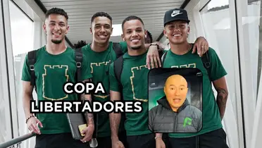 Bermúdez habló de Nacional en Libertadores. Foto de Bermúdez captura de pantalla de YouTube y Nacional Twitter @nacionaloficial.