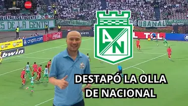 Bermúdez le cantó la tabla a Nacional. Foto de Bermúdez tomada de la Revista Semana, foto de CONMEBOL en Twitter.