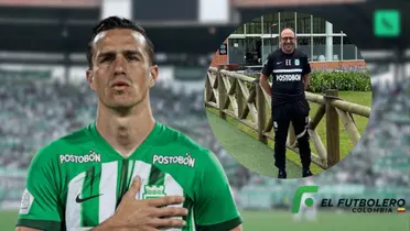 Bernardo Espinosa y 'Palillo' Escobar. Foto: X de Nacional, Bernardo Espinosa y 'Palillo' Escobar