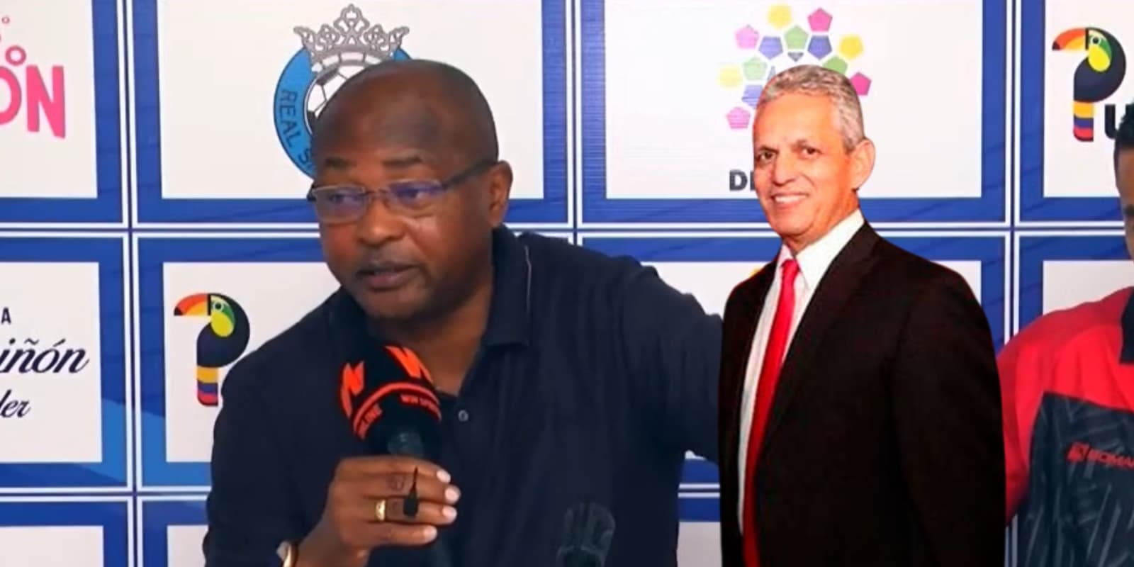 Bernardo Redín en una rueda de prensa