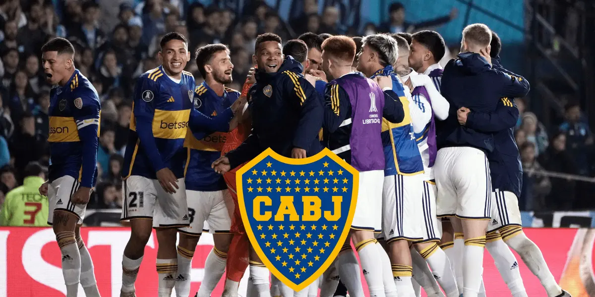 Boca Juniors consiguió su paso a las semifinales de la Copa Libertadores y así lo celebraron Frank Fabra y Jorman Campuzano.
