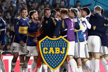 Boca Juniors consiguió su paso a las semifinales de la Copa Libertadores y así lo celebraron Frank Fabra y Jorman Campuzano.