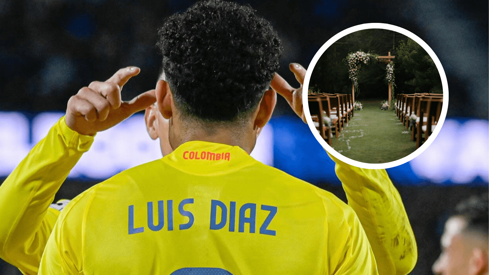 ¡Boda de Lucho Díaz! El "equipo ideal" de invitados que nadie esperaba. Foto: Luis Díaz y Pexels