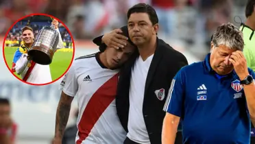 Bolillo fue tronco con Juanfer y así se rindió el crack ante DT Marcelo Gallardo