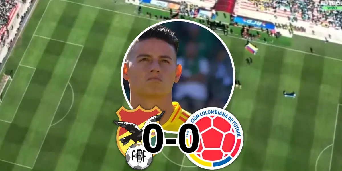 Bolivia vs Colombia Foto: Captura de Fútbol RCN y Escudoteca PN