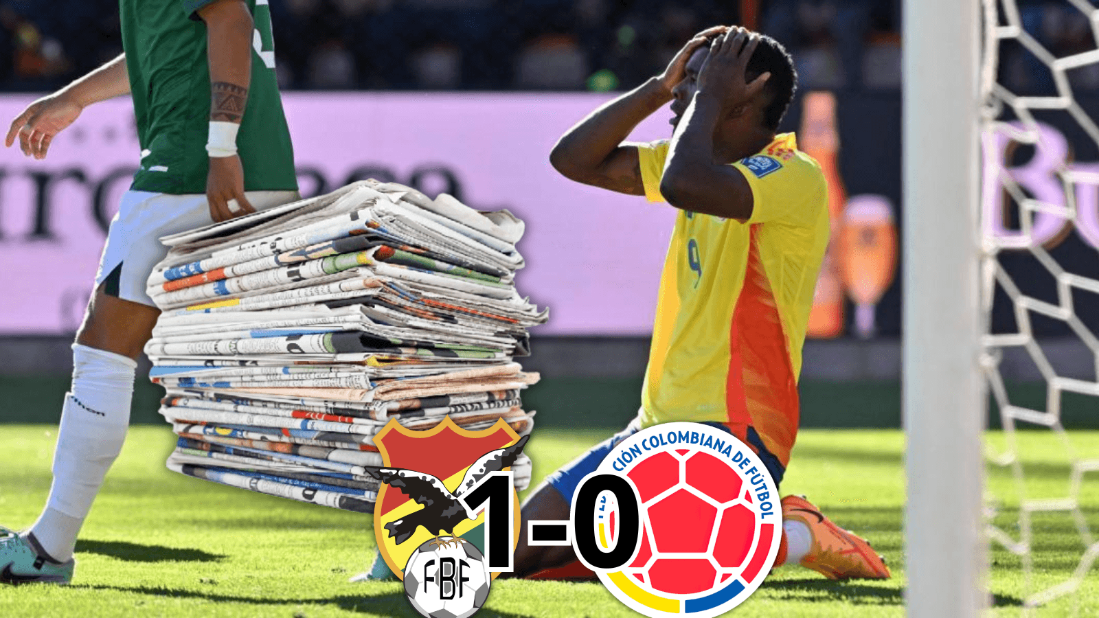 Bolivia vs Colombia Foto: El Tiempo, Escudoteca PN y Klipartz
