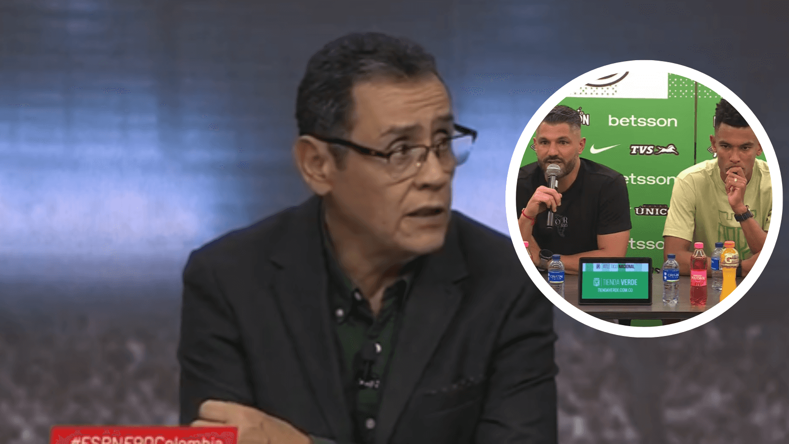 ¡Bomba de Pacho Vélez! El grave problema que filtró en Nacional. Foto: Captura de ESPN y Dimayor