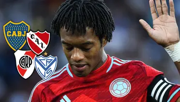 ¡Bomba! El club que llamó a Juan Guillermo Cuadrado. Foto: Escudoteca y Juan Guillermo Cuadrado