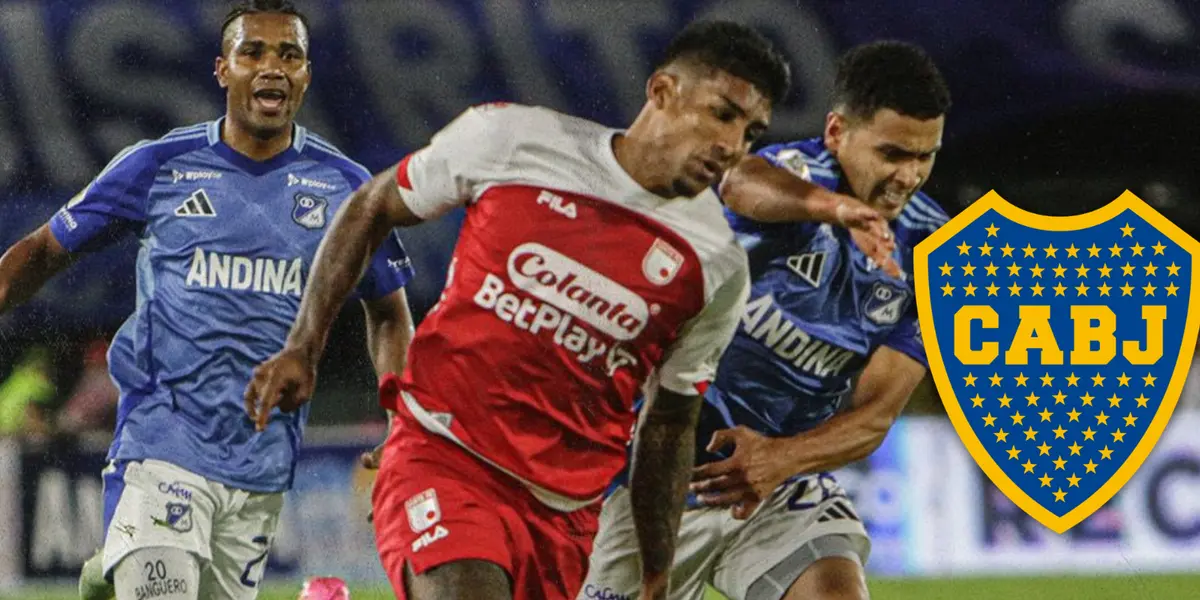 Bombazo en el FPC, conoce el tremendo jugador que podría fichar el campeón de Colombia Foto: Escudoteca y Santa Fe