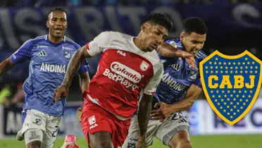 Bombazo en el FPC, conoce el tremendo jugador que podría fichar el campeón de Colombia Foto: Escudoteca y Santa Fe