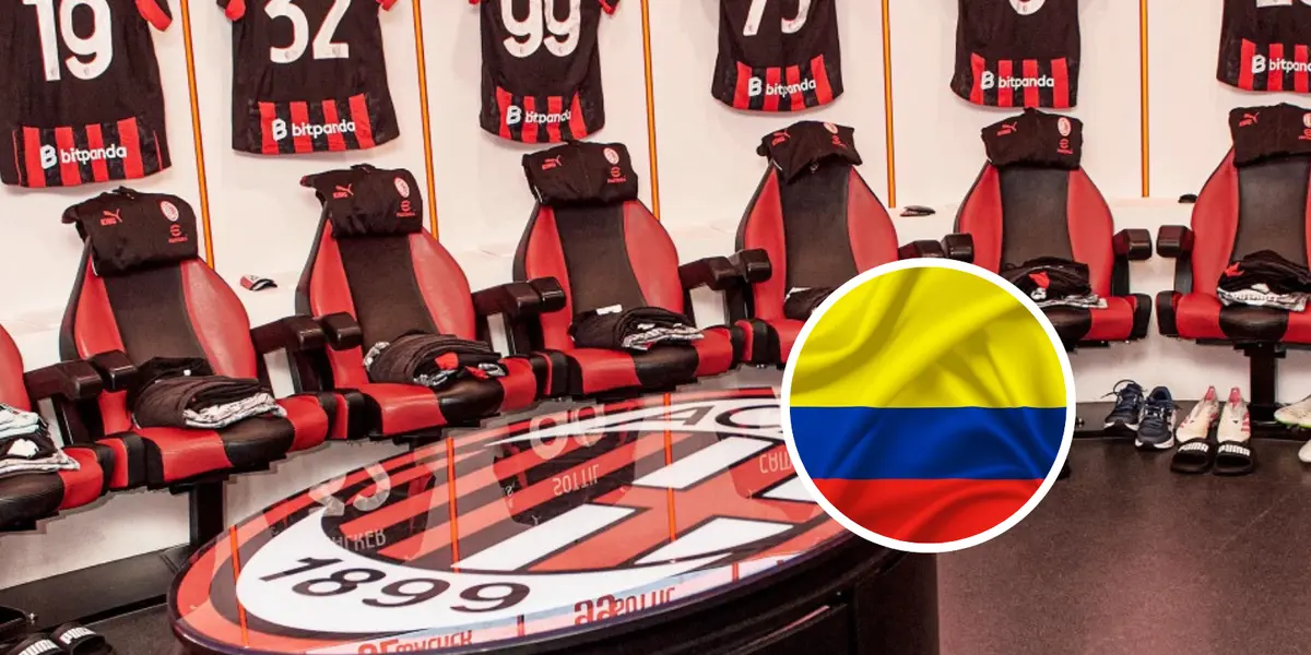 ¡Bombazo! Promesa colombiana que jugaría en AC Milán. Foto: AC Milán y Pexels