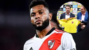 Borja es ignorado por Lorenzo en Colombia. Foto de Borja de TyC Sports, Lorenzo de FCF Web Site.